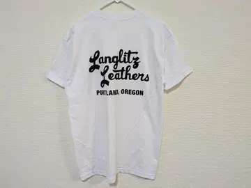 새상품 Langlitz Leathers 프린트 T셔츠