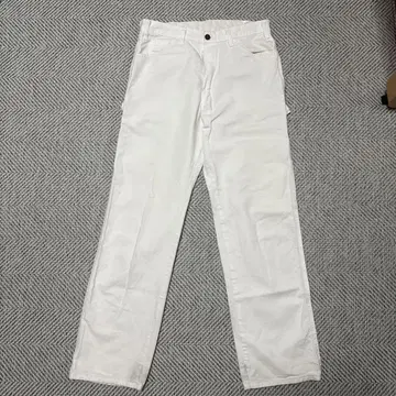 90s Dickies 화이트 페인터 팬츠 32 x 32 아메카지