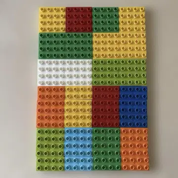 LEGO 듀플로 얇은 블록 얇은 플레이트 얇은 기본 블록