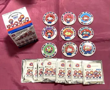 만박 산리오 캐릭터즈 먝먝 캔뱃지 노멀 전9종 박스 포함