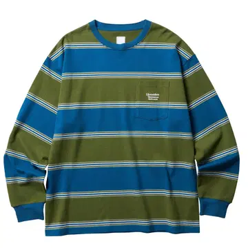 [ Liberaiders ] STRIPE LS TEE 그린 L 사이즈