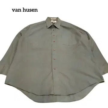 구제 의류 van husen 긴팔 셔츠 폴리코튼 90년대 미국제 카라심