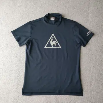 le coq sportif 모크넥 티셔츠 L 네이비 남성용 반팔
