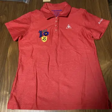 le coq sportif 골프 셔츠 L 사이즈 빨간색