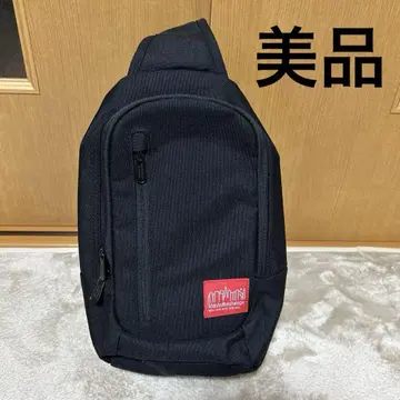 새상품급 맨해튼 포티지 원 숄더백 블랙