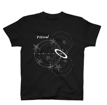 nouw 'Space orbit' Black 티셔츠