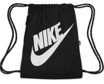 NIKE 나이키 헤리티지 드로우 스트링 짐쌕 냅색 블랙