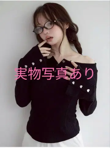 ANDMARY Dorothy heart tops black