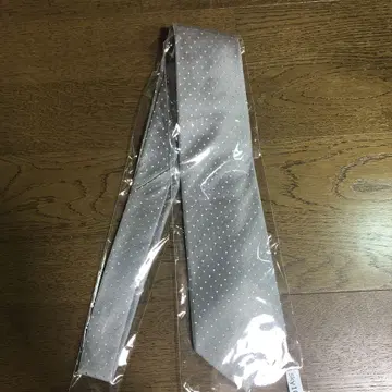 ck 캘빈클라인 그레이 도트 무늬 넥타이