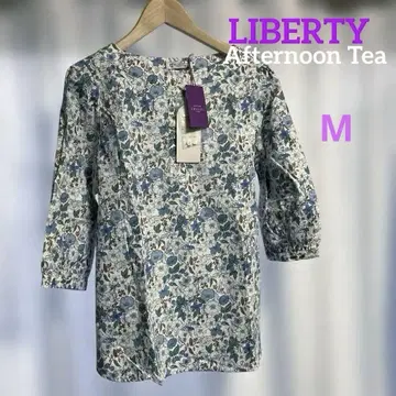 LIBERTY 리버티 애프터눈 티 꽃무늬 오부 소매 셔츠 택 포함 새상품