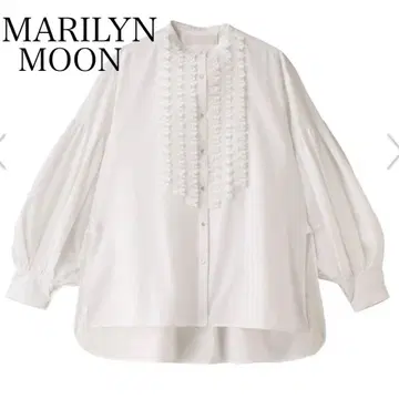 MARILYN MOON 마릴린 문 모던 턱 프릴 와셔 블라우스