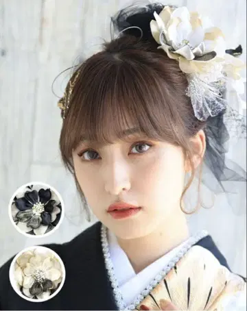 헤어 액세서리 꽃 장식
