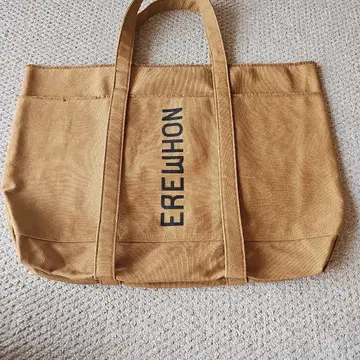 EREWHON 브라운 토트백