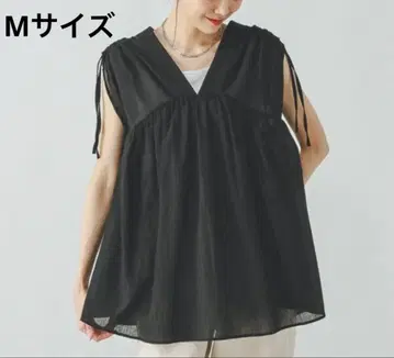 글로벌 워크 에어리 릴랙스 개더 블라우스 M 사이즈