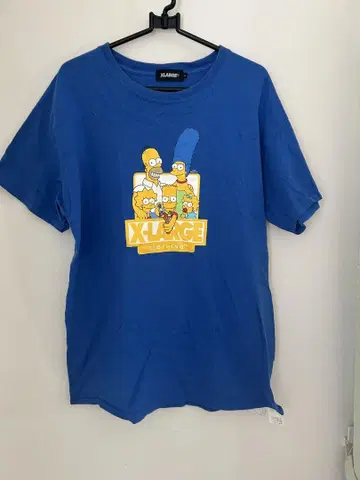 XLARGE 심슨 티셔츠 L 사이즈 블루