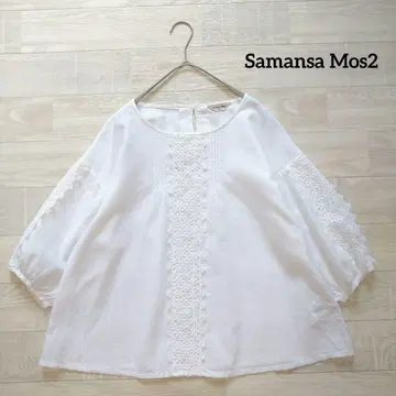 Samansa Mos2 사만사 모스모스 레이스 7부 소매 블라우스 F