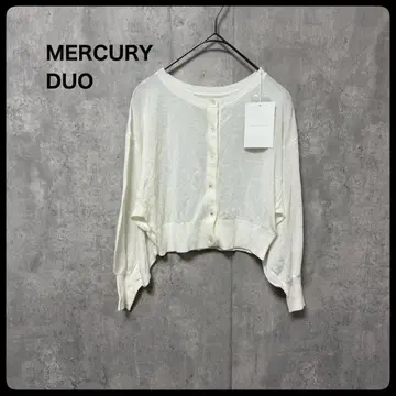 미사용 MERCURYDUO 머큐리 듀오 가디건 레이온