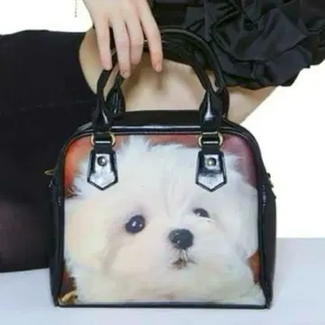HURJABOYACC PUPPY LEATHER BAG