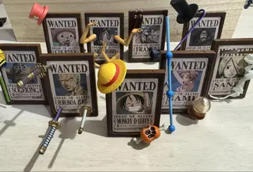 ONE PIECE 프레임 컬렉션 밀짚모자 일당 수배서 피규어