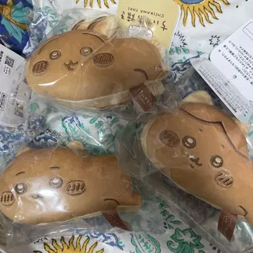 치이카와 야키 마스코트 3점 토끼 하치와레 치이카와