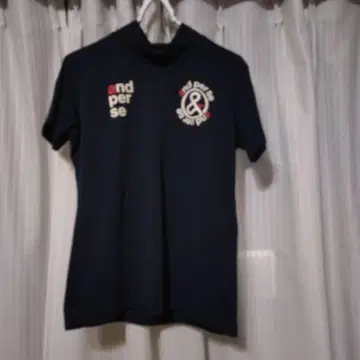 and per se 네이비 골프 셔츠