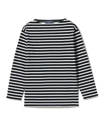 SAINT JAMES / OUESSANT 보더 보트넥 티셔츠