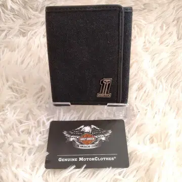 harley davidson 접이식 지갑 블랙