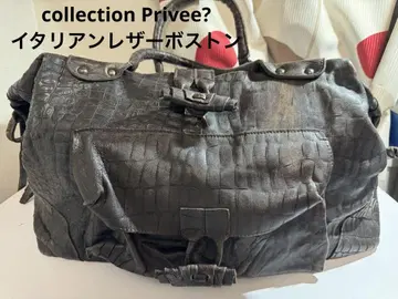 collection Privee? 이탈리아 가죽 보스턴 백