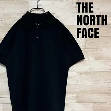 THE NORTH FACE 심플 1포인트 자수 로고 반팔 피케 셔츠 L
