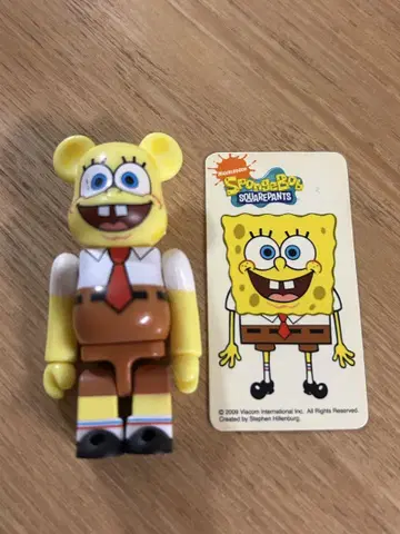 BE@RBRICK 베어브릭 SPONGEBOB 100% 스폰지밥
