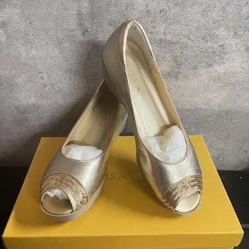 [미사용 새상품] 힐즈 애비뉴 골드 오픈토 23cm