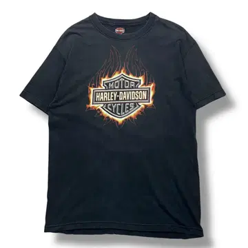 Harley-Davidson 티셔츠 프레임 USA L 페이드