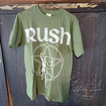 Rush 티셔츠 올리브 그린