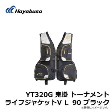 하야부사 YT320G 오니가케 토너먼트 구명 조끼 V L 90 블랙