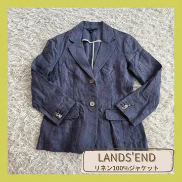 Lands' End 린넨 100% 테일러드 자켓