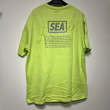 WIND AND SEA Danner 형광 그린 티셔츠 XL