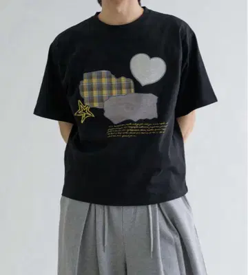 [ EPNK ] 패치워크 하트 tee / S 사이즈