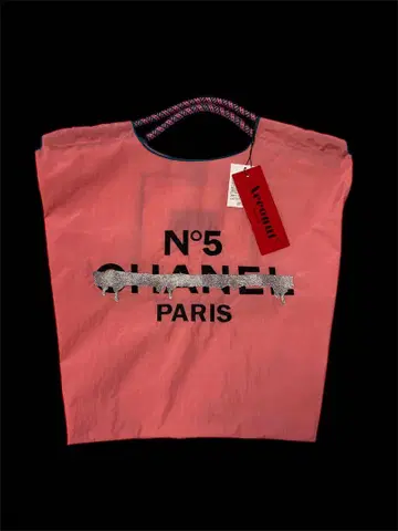 [ Account PARIS ] NO5 토트백 핑크 에코백