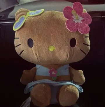 헬로키티 L 봉제 인형 일광화상 갸루 Ver.