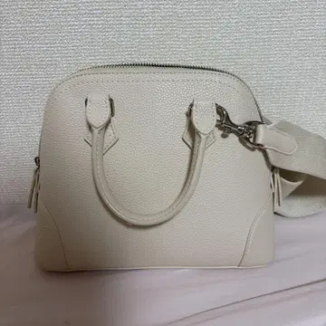 mila owen 미라 오웬 와이드 숄더 보스턴 백 아이보리