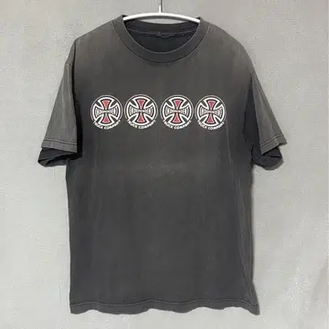 인디펜던트 블랙 오니 페이드 티셔츠 90s 00s