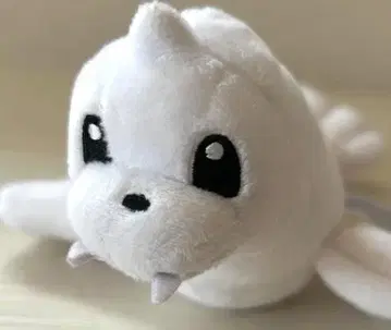 화이트 봉제 인형 귀여운 동물
