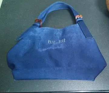 ELLE de ELLE 엘르 네이비 스웨이드 느낌 미니 핸드백