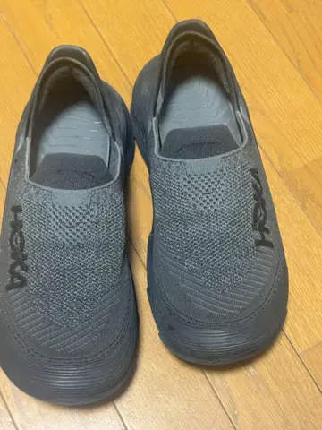 HOKA ONE ONE RESTORE TC US9 블랙 슬립온