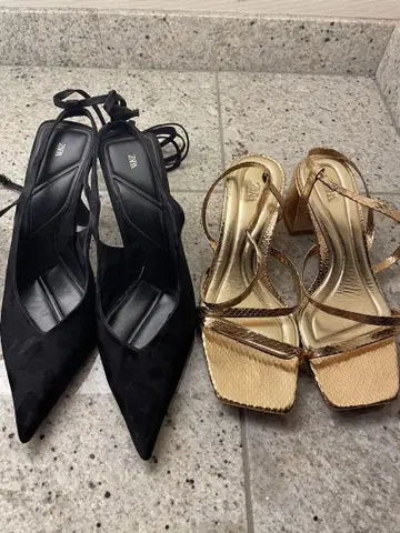 ZARA 샌들 펌프스 4켤레