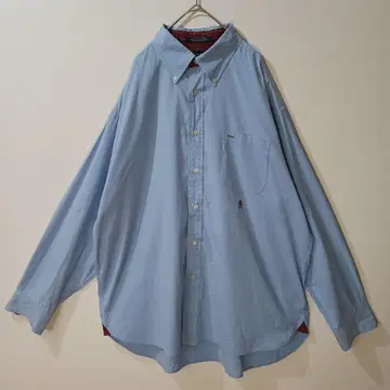 Tommy Hilfiger 버튼 다운 셔츠 색스 블루 XL
