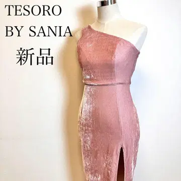 새상품 TESORO BY SANIA 원숄더 드레스 S 파티