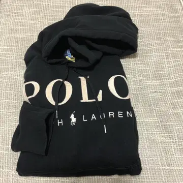 Polo Ralph Lauren 블랙 후드티 L 사이즈