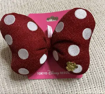 미니 리본 헤어 포니 클립 포함 디즈니 리조트