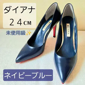 [ 초미품 ] Diana 스틸레토 하이힐 24cm 네이비